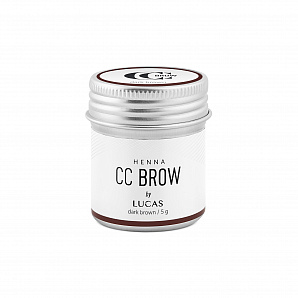 Хна для бровей CC Brow (dark brown) в баночке (темно-коричневый), 5 гр