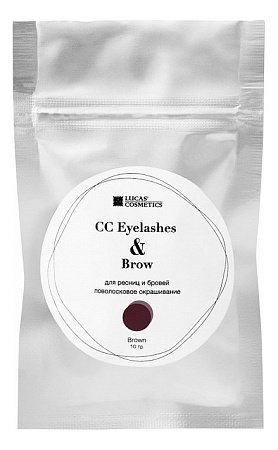 Хна для окрашивания ресниц и бровей СС Eyelashes&Brow в саше (коричневая), 10 гр