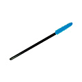 Щёточка для ресниц силиконовая голубая с чёрной палочкой BePerfect	