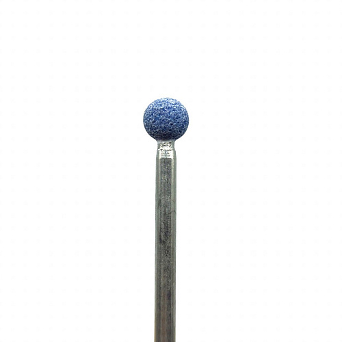 Головка шлифовальная голубая (крупный шар)
