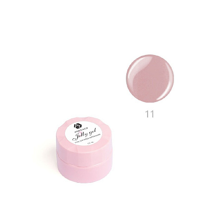 Гель-желе для моделирования ногтей ADRICOCO №11 камуфлирующий приглушенный розовый (10 мл)