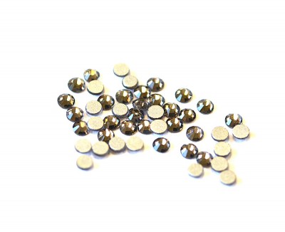 Стразы swarovski 50 шт. прозрачно-черные №10 
