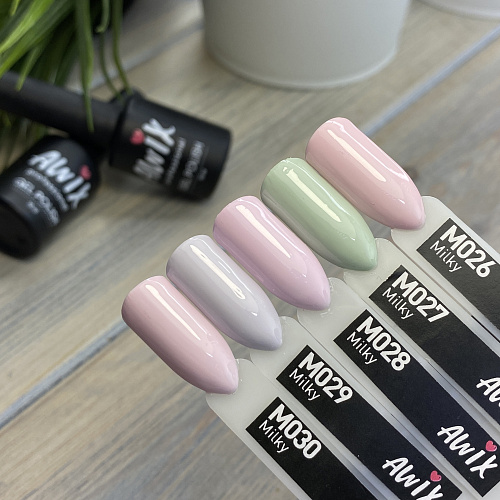 Гель-лак AWIX Milky 027, 10 мл