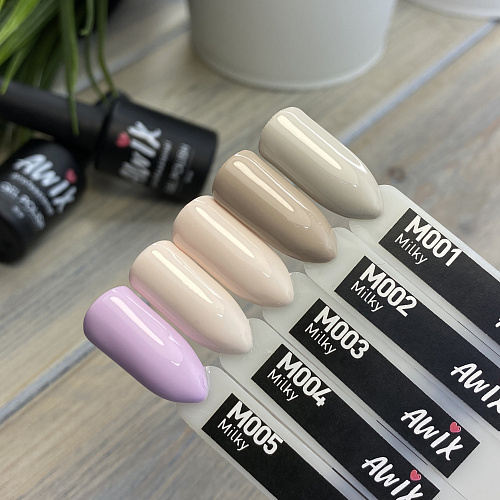 Гель-лак AWIX Milky 005, 10 мл