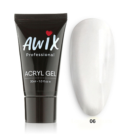 Acryl gel AWIX 6 (прозрачный), 30 мл