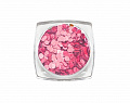 Дизайн для ногтей: пайетки голографические (цвет: розовый), ruNail