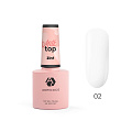Закрепитель для гель-лака Milk Top №02 Молочный, ADRICOCO, 8 мл