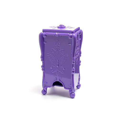 Пластиковый контейнер для безворсовых салфеток (фиолетовый)