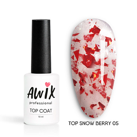 Закрепитель для гель-лака AWIX Snow Berry 05, 10 мл