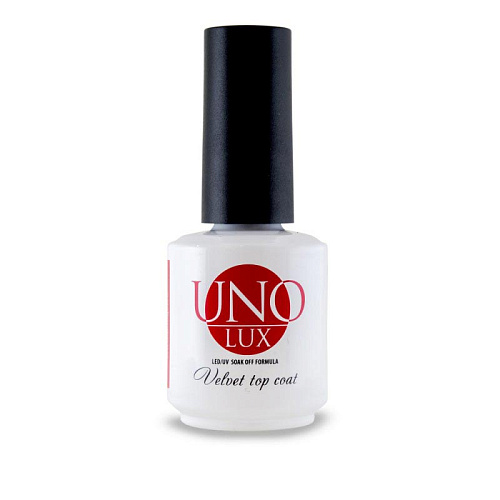 Верхнее покрытие &quot;Uno Lux Velvet Top Coat&quot;, 15мл.