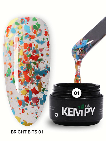 Гель-лак для дизайна Kempy Bright Bits 01, 8 гр