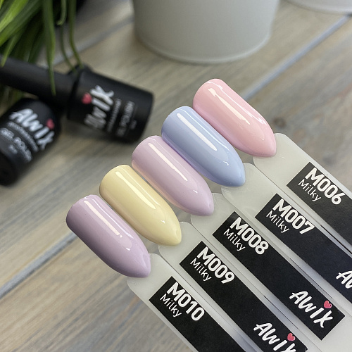 Гель-лак AWIX Milky 006, 10 мл