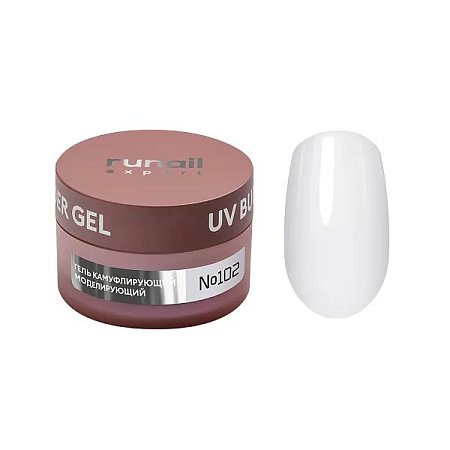 Гель моделирующий UV BUILDER GEL Runail Expert №102, 50г банка