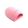 Щетка для чистки косметических кистей Brushegg - розовая
