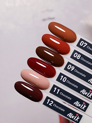 Гель-лак AWIX Chocolate 12, 10 мл