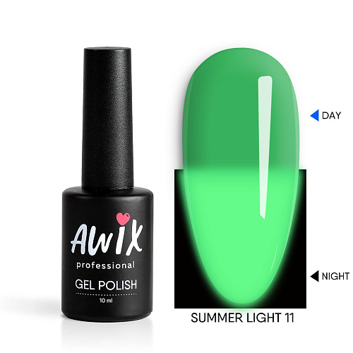 Гель-лак AWIX Summer Light 11, 10 мл