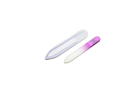 Пилка стеклянная малая (фиолетовая) в индивидуальной упаковке