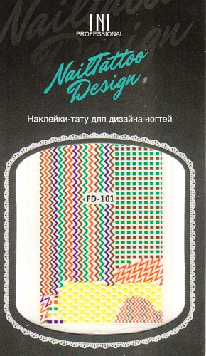 Наклейки-тату для дизайна FD-101