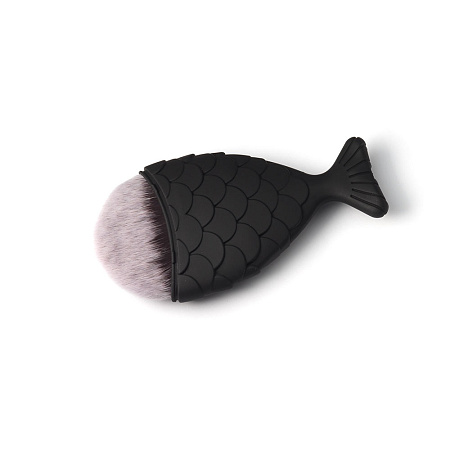 Кисть-рыбка черная матовая - L
