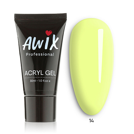 Acryl gel AWIX 14 (неон), 30 мл