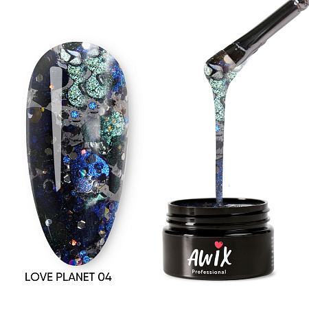 Гель-лак AWIX Love Planet 04, 8 гр