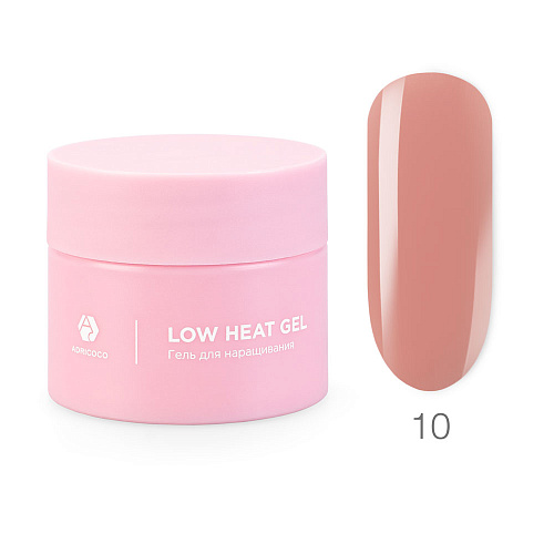 Низкотемпературный однофазный гель ADRICOCO Low heat №10 бледный терракотовый (15 мл)