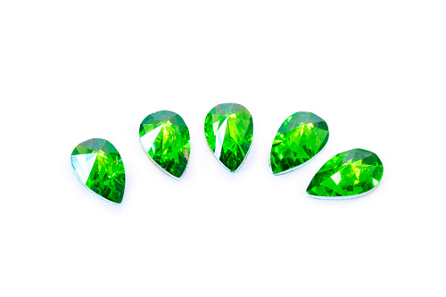 Дизайн &quot;TNL&quot; Декоративный камень &quot;капелька&quot; ярко-зеленый