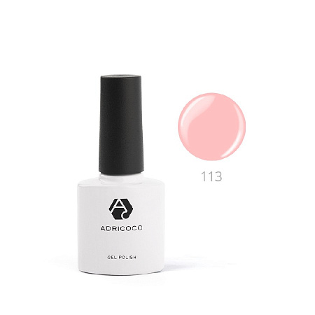 Цветной гель-лак ADRICOCO №113 розовый кварц (8 мл)