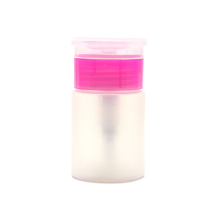 Пластиковый дозатор (50 мл.) розовый ободок