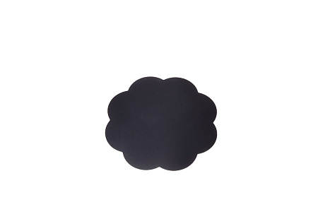 Силиконовый коврик для дизайна ногтей Цветок - черный