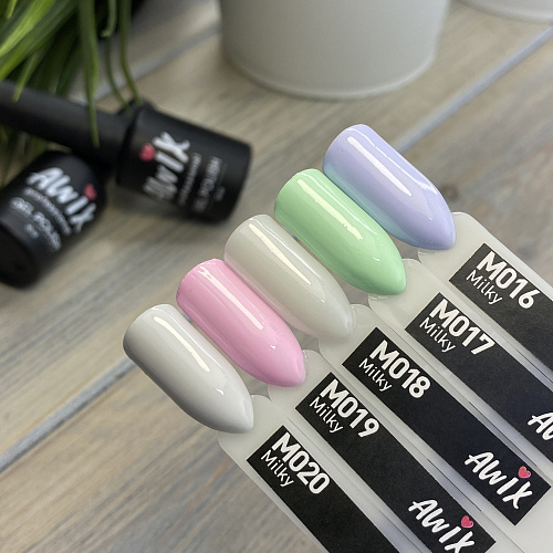 Гель-лак AWIX Milky 017, 10 мл