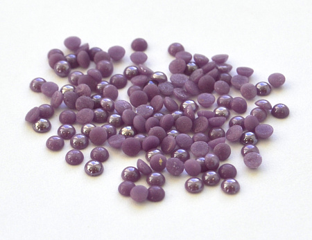 Стразы жемчужные 50 шт. перламутровые фиолетовые №3 