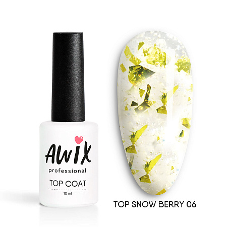 Закрепитель для гель-лака AWIX Snow Berry 06, 10 мл