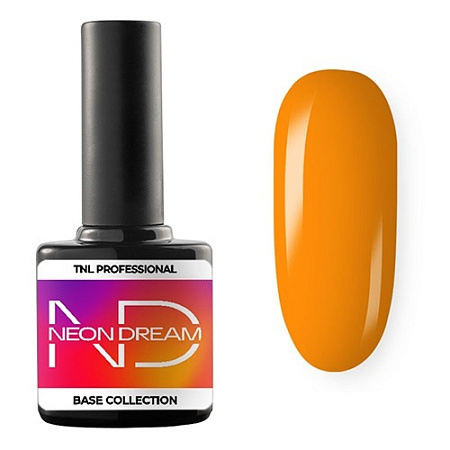 Цветная база TNL Neon dream base №03 - апельсиновый мед (10 мл.)