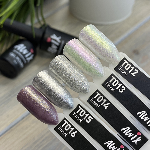 Гель-лак AWIX Tinsel 015, 10 мл