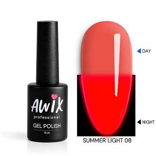 Гель-лак AWIX Summer Light 08, 10 мл