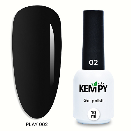 Гель-лак Kempy Play №002 Black, 10 мл