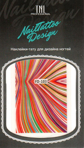 Наклейки-тату для дизайна FD-103