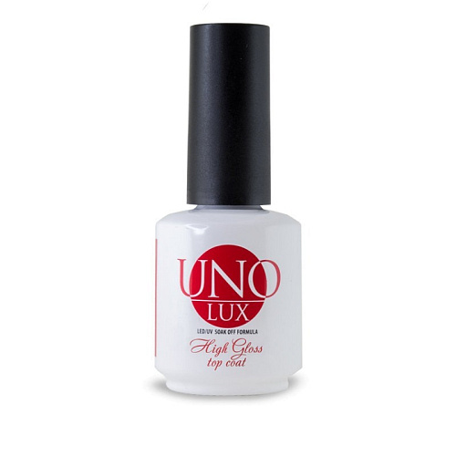 Закрепитель «Uno Lux High Gloss Top Coat», (15 мл.)