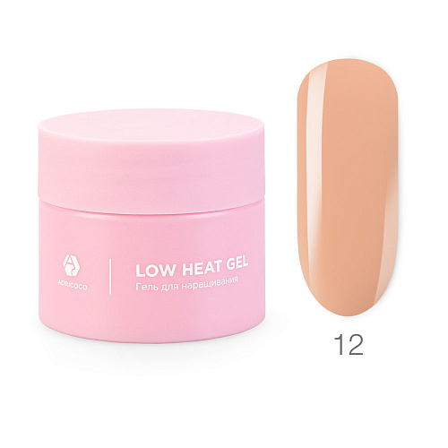 Низкотемпературный однофазный гель ADRICOCO Low heat №12 натуральный кашемир (15 мл)