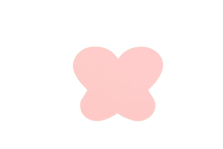 Силиконовый коврик для дизайна ногтей Бабочка - розовый