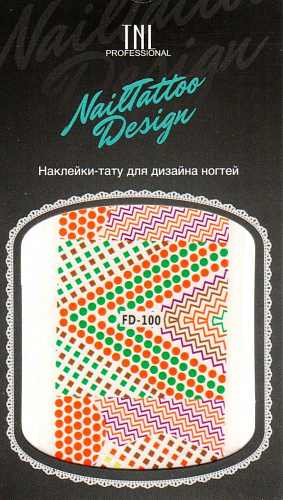 Наклейки-тату для дизайна FD-100