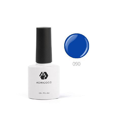 Цветной гель-лак ADRICOCO №090 ярко-синий (8 мл)
