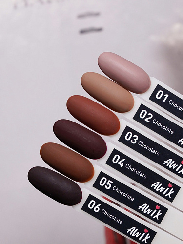 Гель-лак AWIX Chocolate 04, 10 мл