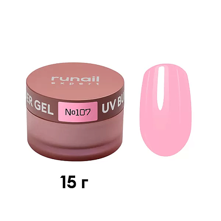 Гель моделирующий UV BUILDER GEL Runail Expert №107, 15г банка