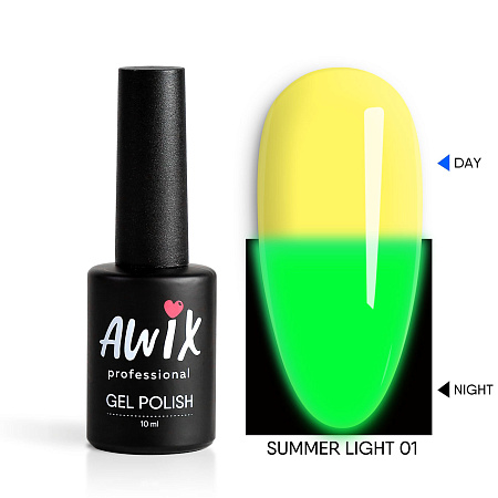 Гель-лак AWIX Summer Light 01, 10 мл