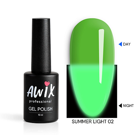Гель-лак AWIX Summer Light 02, 10 мл