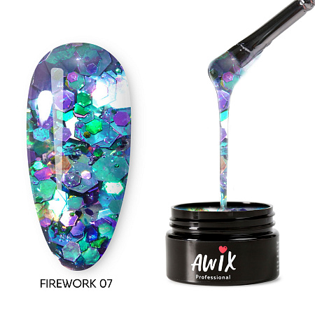 Гель-лак AWIX Firework 07, 8 гр